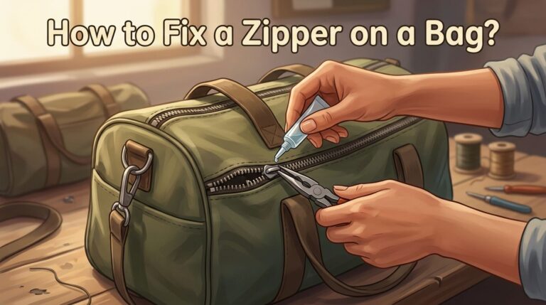 How to Fix a Zipper on a Bag? Step by Step Guide
