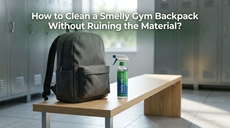 How to Clean a Smelly Gym Backpack Without Ruining the Material?