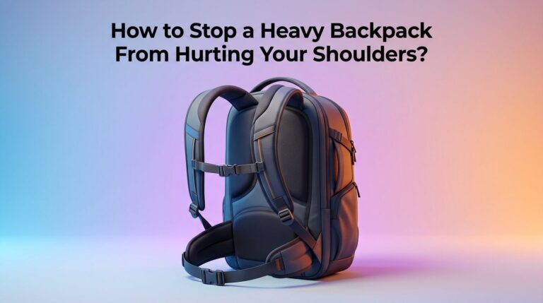 How to Stop a Heavy Backpack From Hurting Your Shoulders?