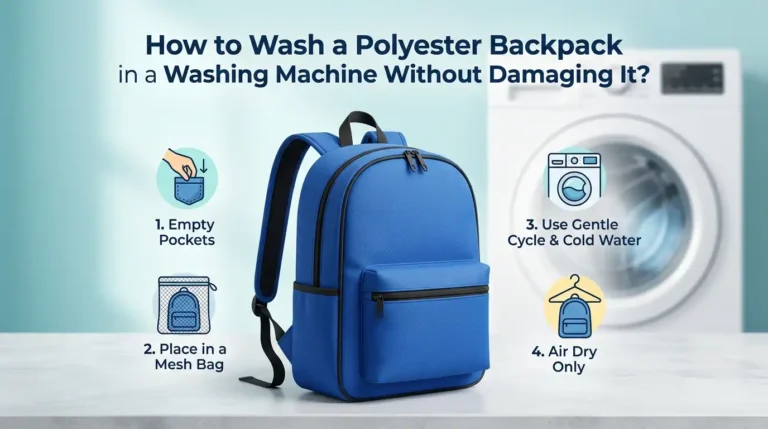 How to Wash a Polyester Backpack in a Washing Machine Without Damaging It?
