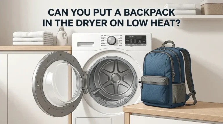Can You Put a Backpack in the Dryer on Low Heat?
