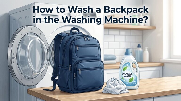 How to Wash a Backpack in the Washing Machine?
