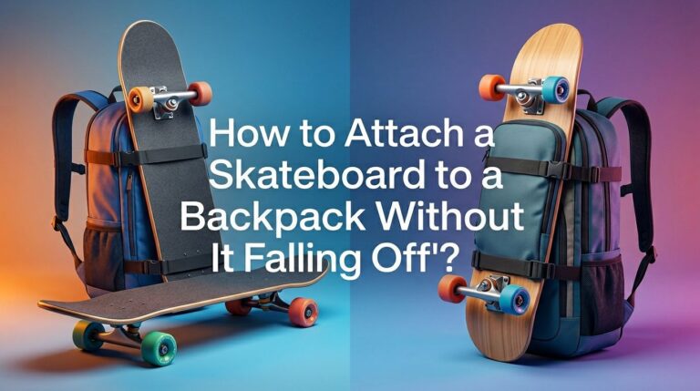 How to Attach a Skateboard to a Backpack Without It Falling Off?