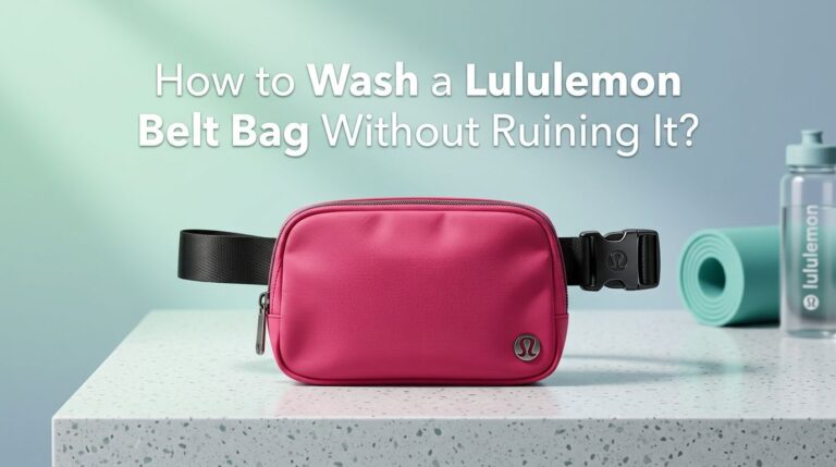 How to Wash a Lululemon Belt Bag Without Ruining It?