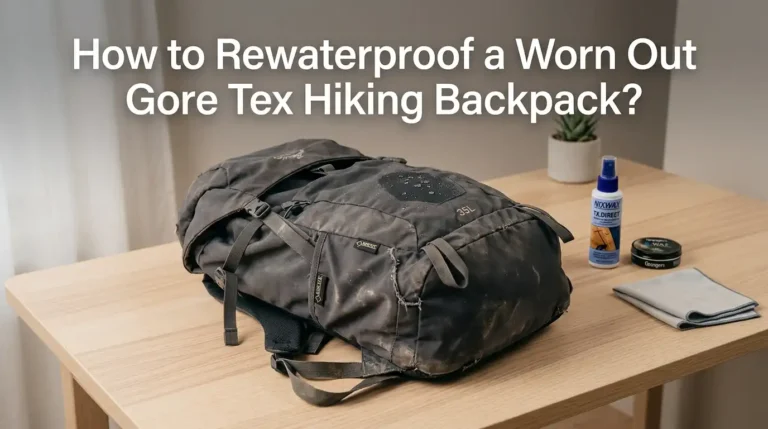 How to Rewaterproof a Worn Out Gore Tex Hiking Backpack?