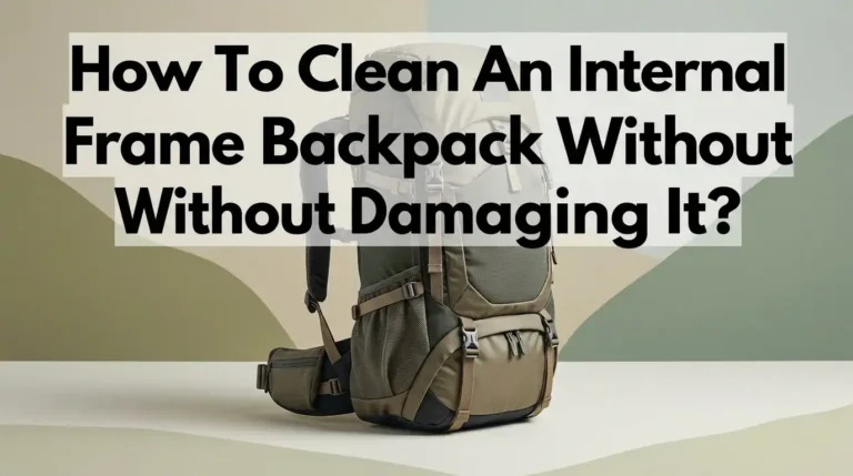 How To Clean An Internal Frame Backpack Without Damaging It?
