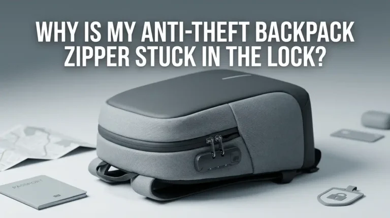 Why Is My Anti-Theft Backpack Zipper Stuck In The Lock?