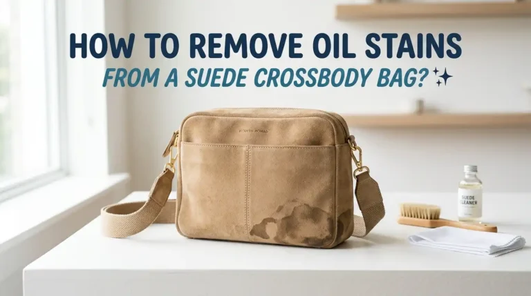How To Remove Oil Stains From A Suede Crossbody Bag?