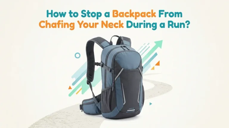 How to Stop a Backpack From Chafing Your Neck During a Run?