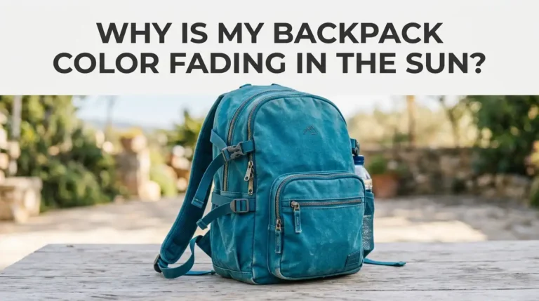 Why Is My Backpack Color Fading In The Sun?