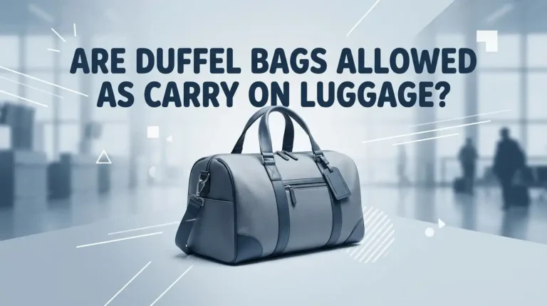 Are Duffel Bags Allowed as Carry On Luggage?