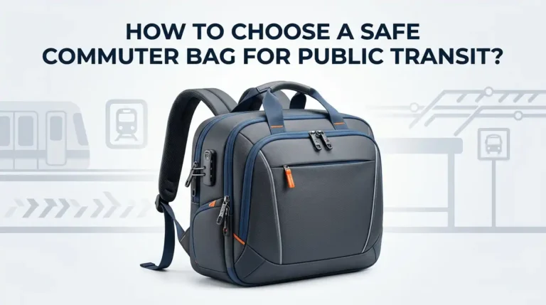 How To Choose A Safe Commuter Bag For Public Transit?