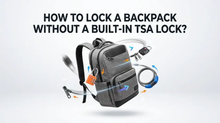 How To Lock A Backpack Without A Built-In TSA Lock?