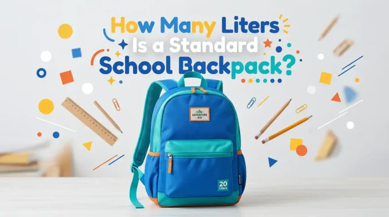 How Many Liters Is a Standard School Backpack?