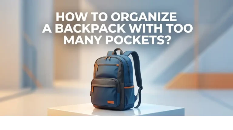 How To Organize A Backpack With Too Many Pockets?