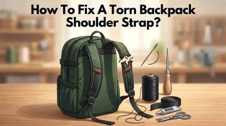 How To Fix A Torn Backpack Shoulder Strap?