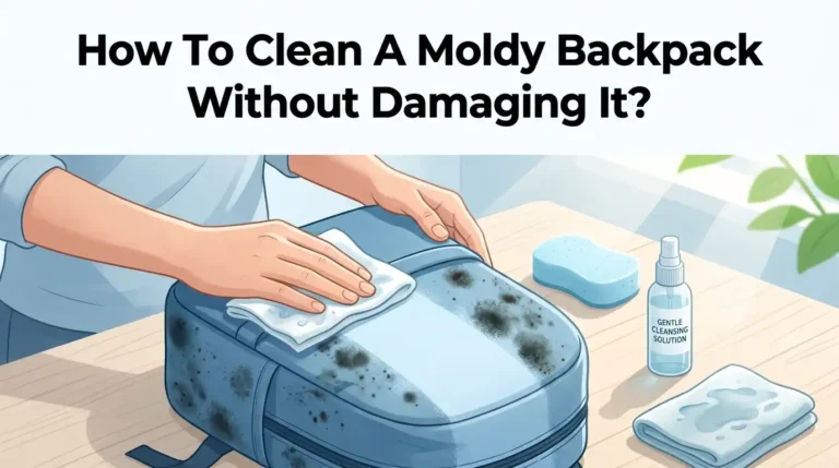 How To Clean A Moldy Backpack Without Damaging It?
