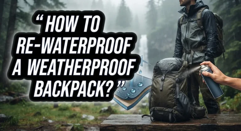How To Re-Waterproof A Weatherproof Backpack?