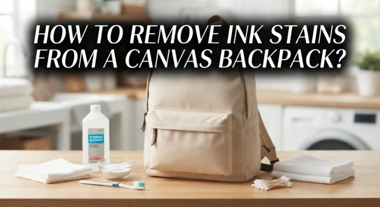 How To Remove Ink Stains From A Canvas Backpack?