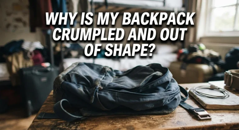 Why Is My Backpack Crumpled And Out Of Shape?