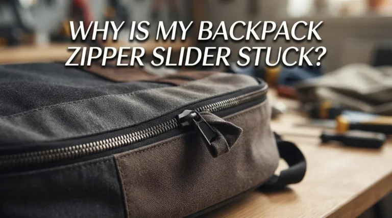 Why Is My Backpack Zipper Slider Stuck?