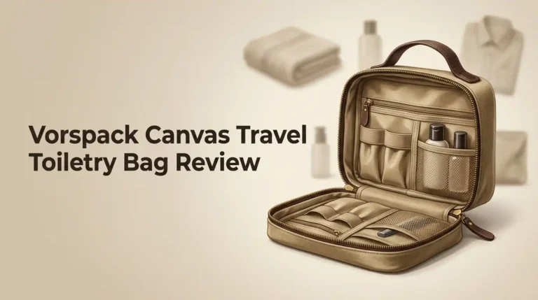 Vorspack Canvas Travel Toiletry Bag Review 2026: Worth Buying?