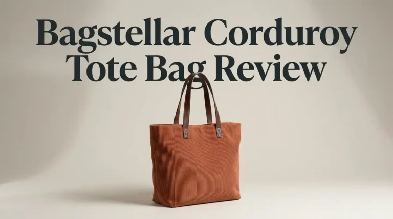 Bagstellar Corduroy Tote Bag Review 2026: Worth Buying?